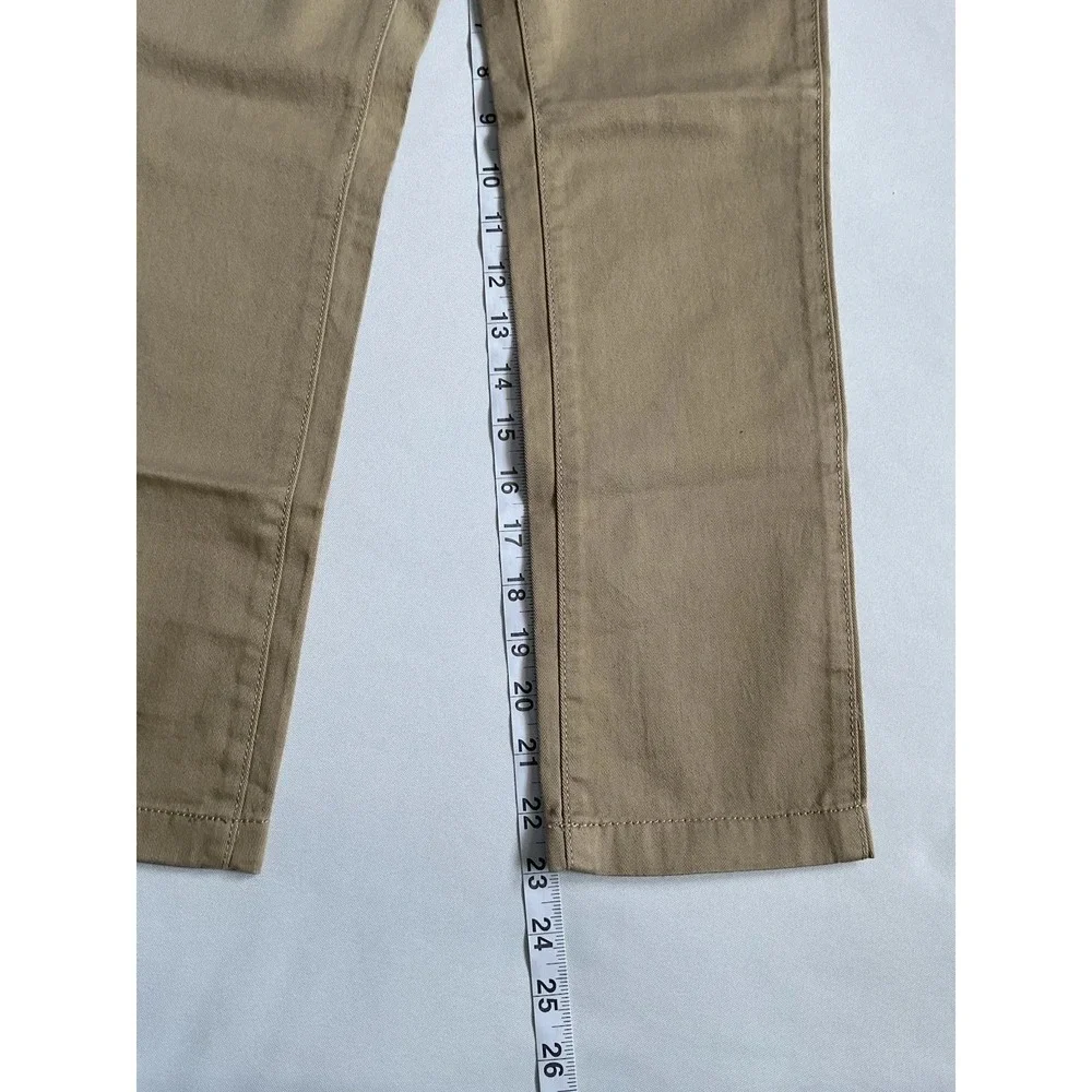 The Children's Place Chino Pants Boys Uniform Khaki adjustable‎ Waist Size 8